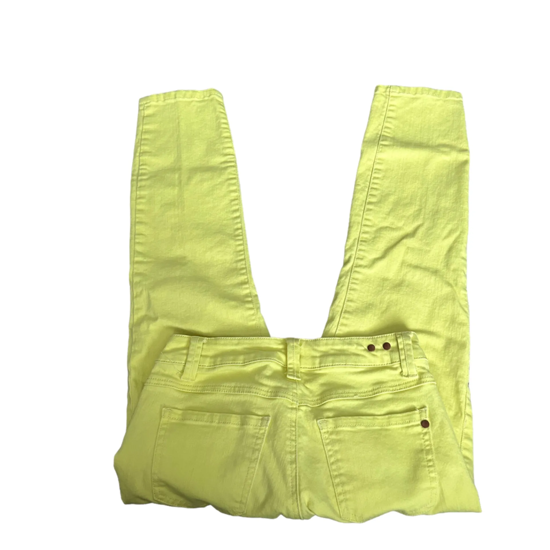 3/$15 CABI yellow cropped jeans - Image 4