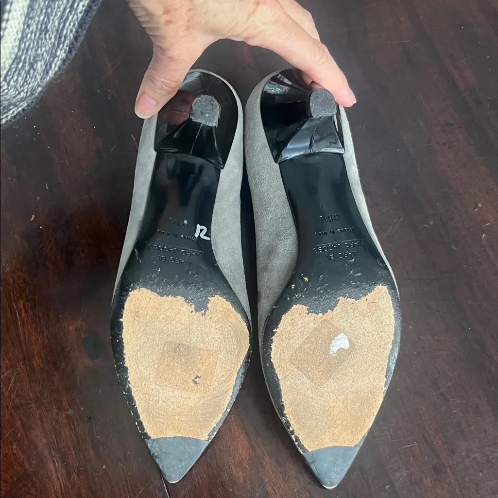 Marc Jacobs Pumps sliver suede - Image 5