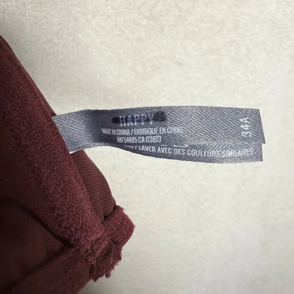 Aerie Happy Lace Floral Racerback Underwire Bralette Red Size 34A Intimates Bra - Image 6