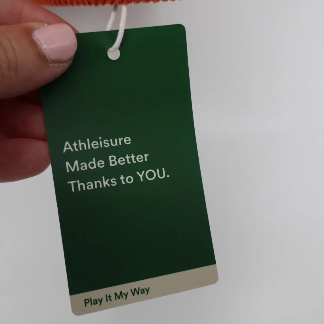 Halara Orange Corduroy A Line Skirt with Built in Shorts Size L - Image 3