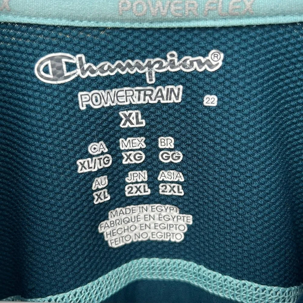 Champion Powerflex Powertrain moisture wicking long sleeve quarter zip, XL - Image 2