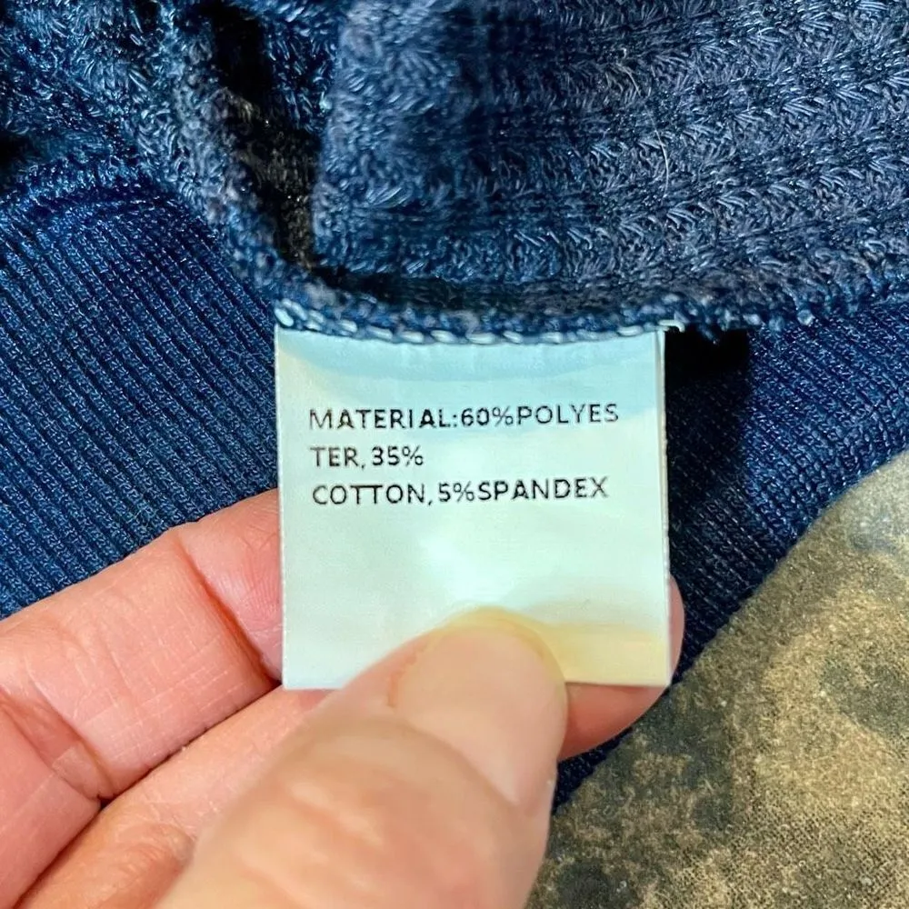 Tobrief Blue Over Size Double V - Image 9