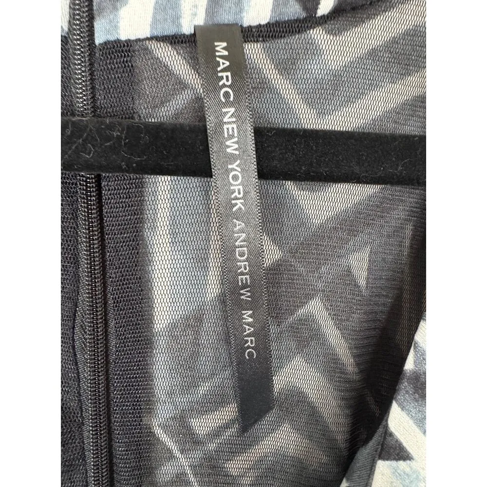 Marc New York Andrew Marc Jumpsuit Size Large Black White and Gray - Image 14