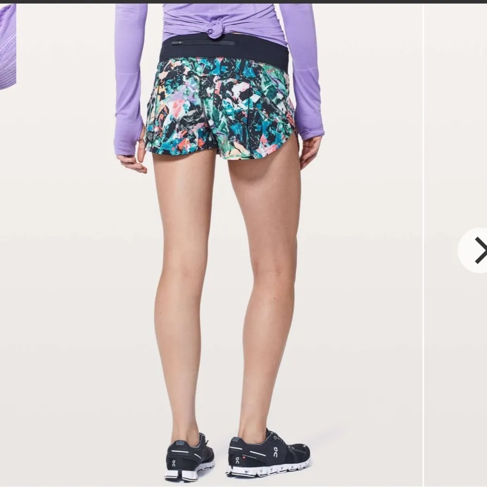 Lululemon Speed Up Short *2.5" Color Crush Multi - Image 2