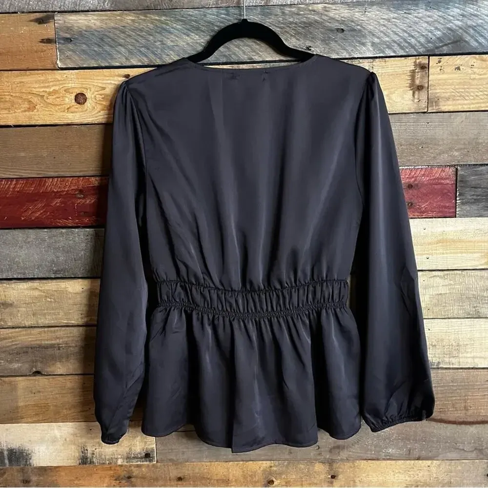 Pleione  Gray‎ Blouse Size Small - Image 2