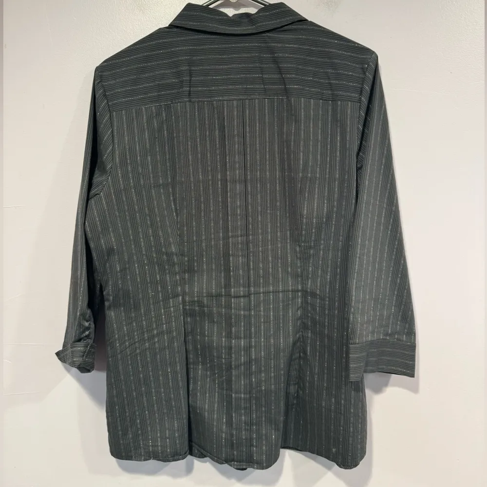 The limited grey sparkle button down essential shirt‎ - Image 3