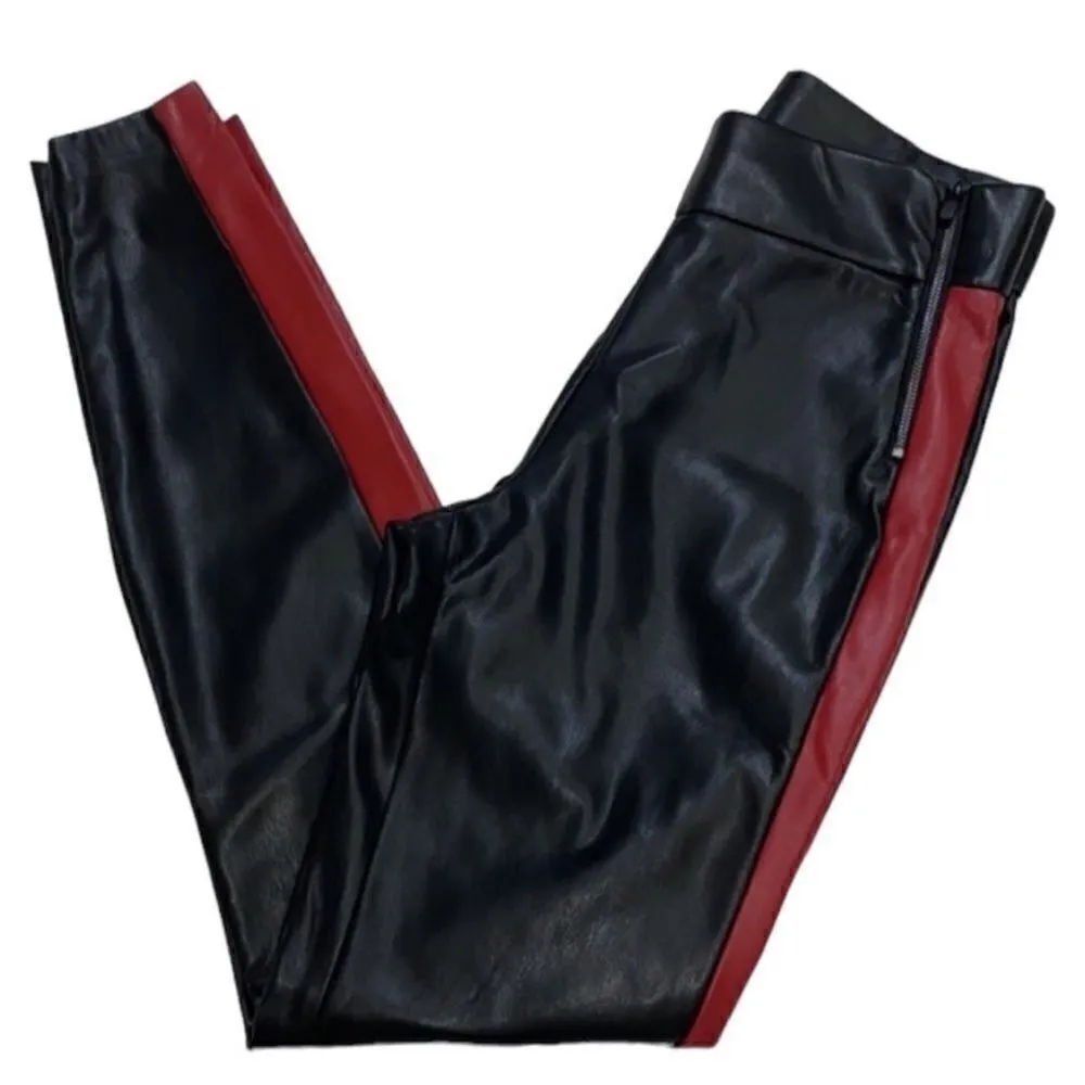 Zara Faux Leather Leggings(Size Medium) - Image 4