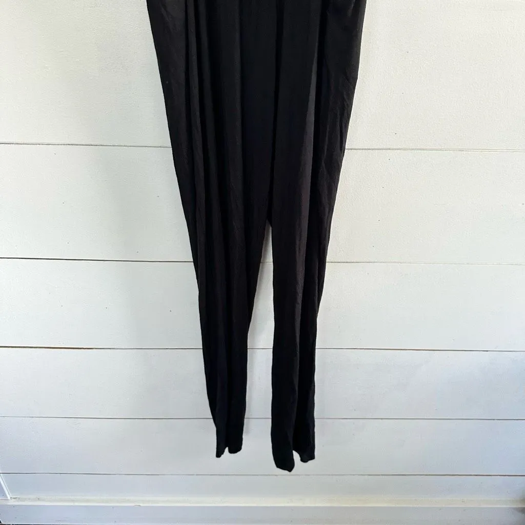 ModCloth Women’s Medium Black Rayon Jumpsuit New - Image 6