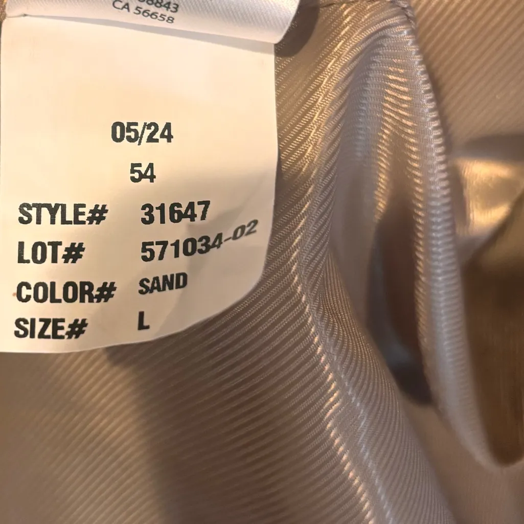 Lauren Ralph Lauren Khaki Tan Trench Coat Stand Collar Long Maxi Length  Large - Image 15