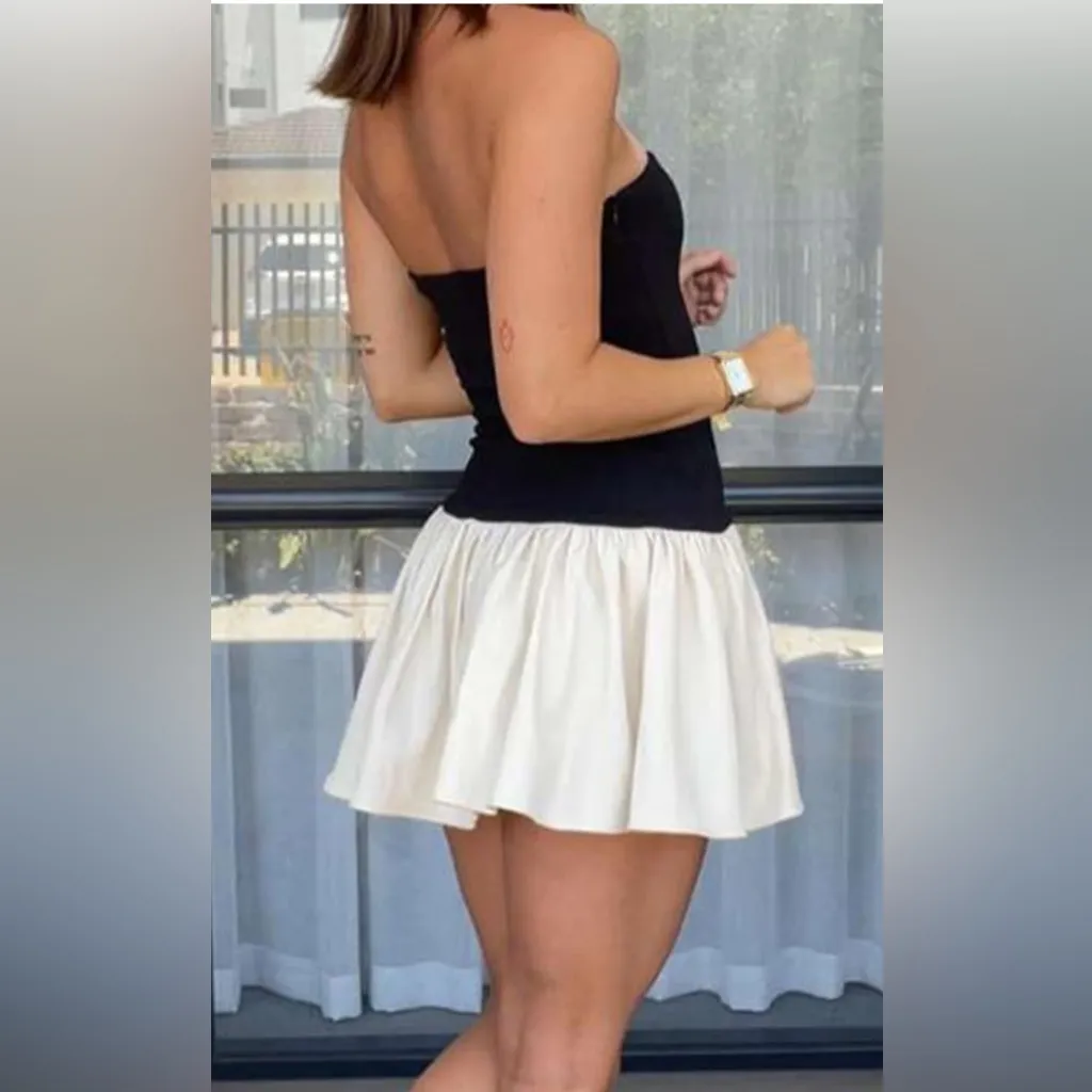 Strapless mini dress - Image 2
