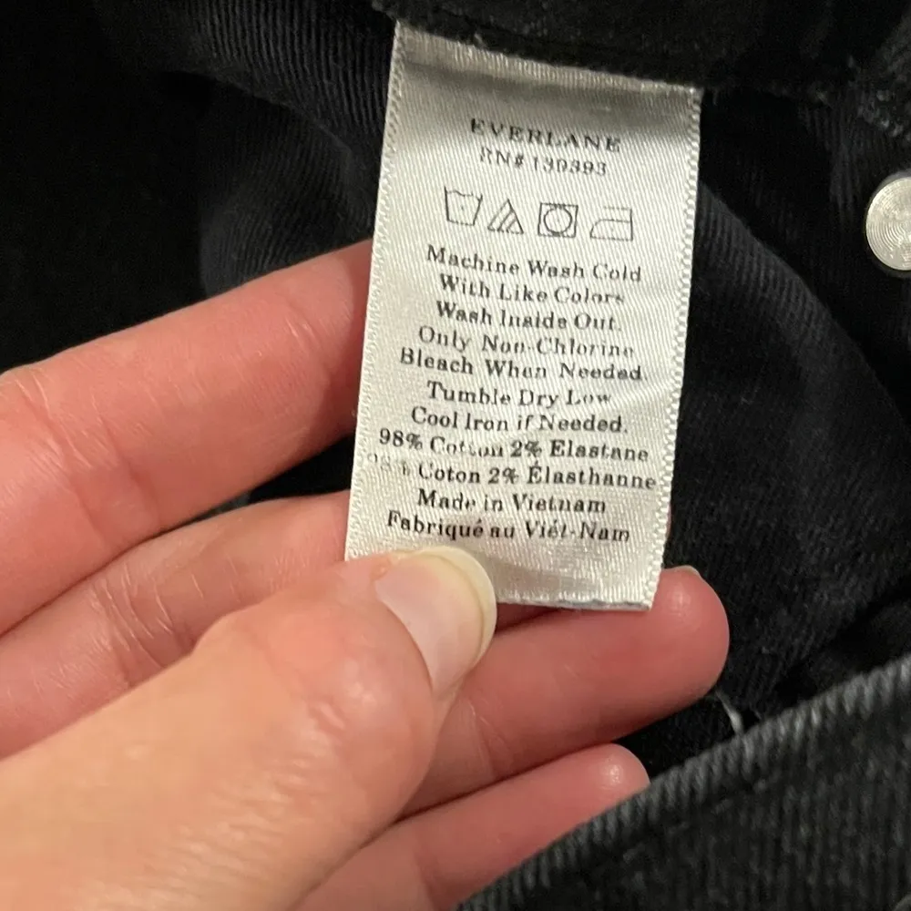 Everlane Mid Rise Skinny Jeans Size 27 Black - Image 2