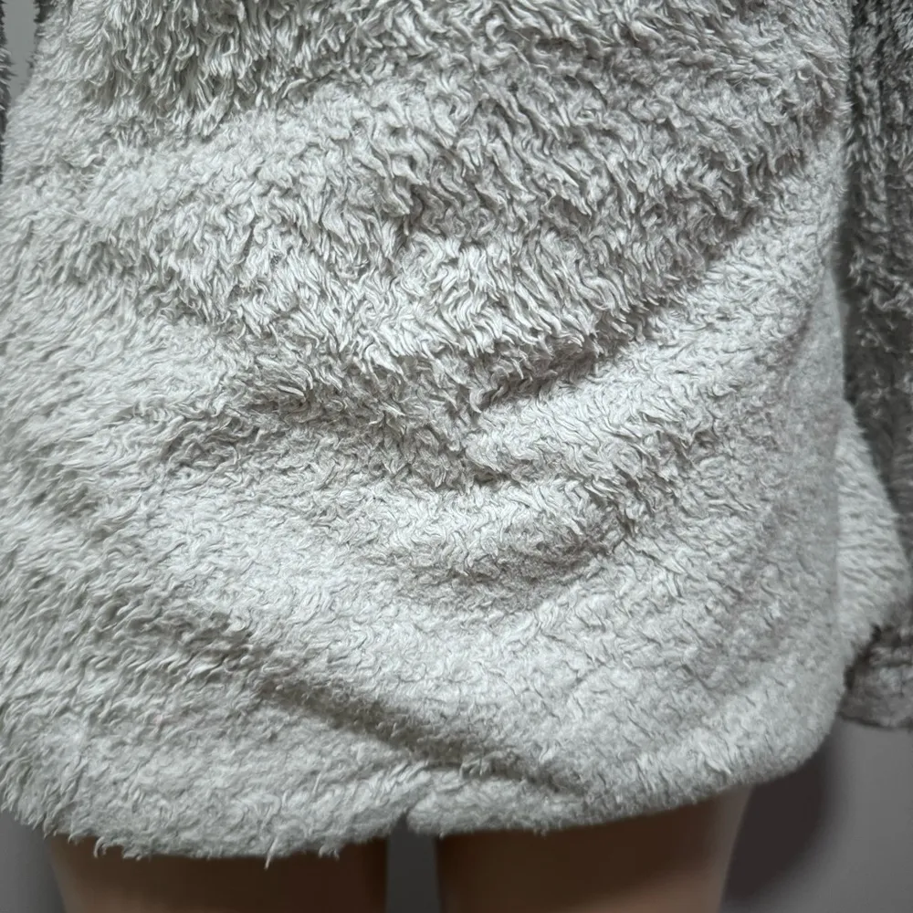 Patagonia Los Gatos Full Zip Jacket Sherpa Gray Medium Fur Fuzzy Sherpa - Image 4