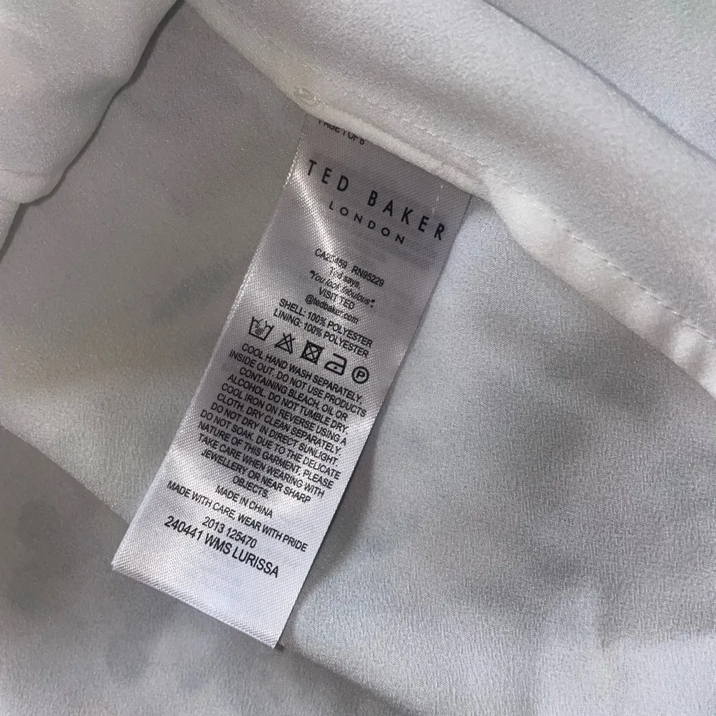 TED BAKER Lurissa Pergola printed midi skirt size 2 - Image 8