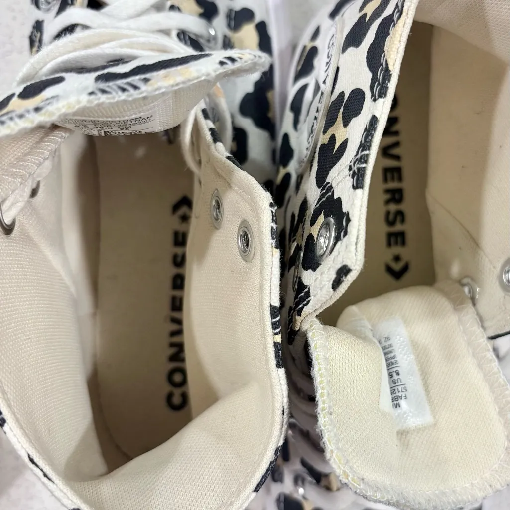 Converse Chuck Taylor All Star Lugged High Leopard Sneakers #571250C Sz 8.5💚 - Image 8
