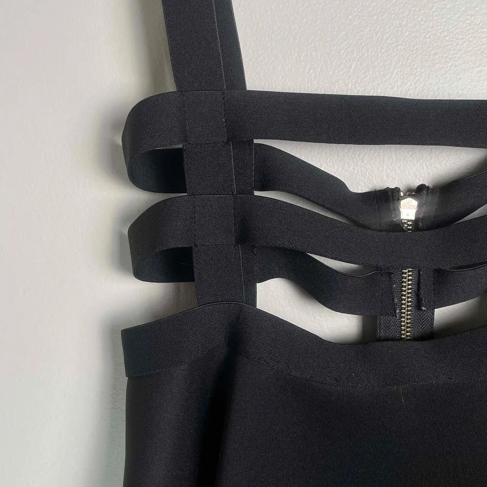 Urban Coco Womens Black Sleeveless Strappy Jumper Dress - Image 4