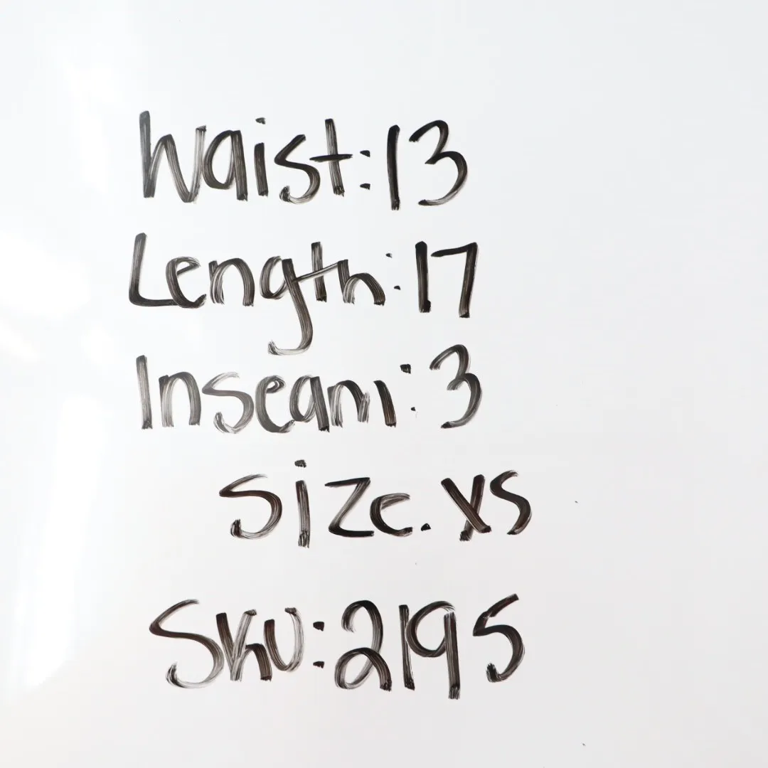 American Giant Women's Linen Short Size XS Made in USA Black - Image 8