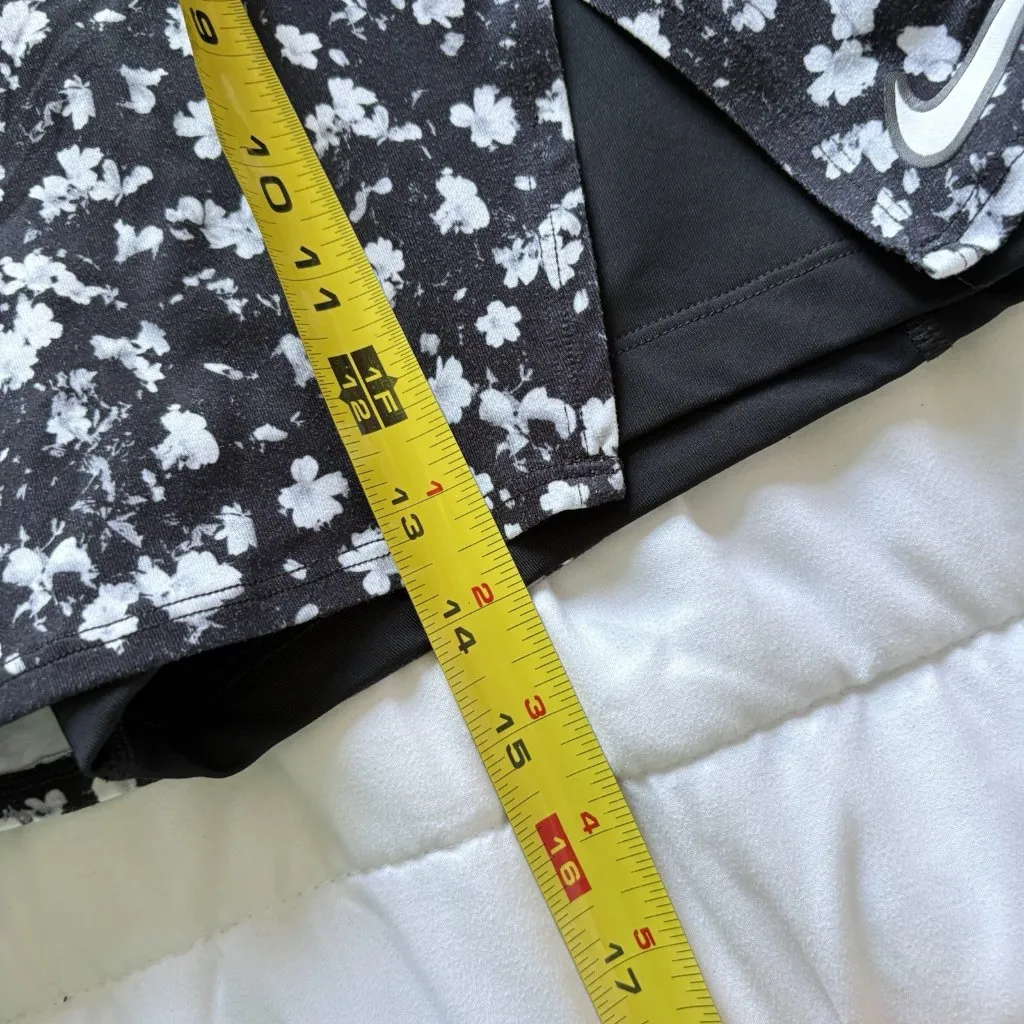 Nike Golf Skort Skirt Black Floral Stretch Womens Size XL Outdoor Soft - Image 4