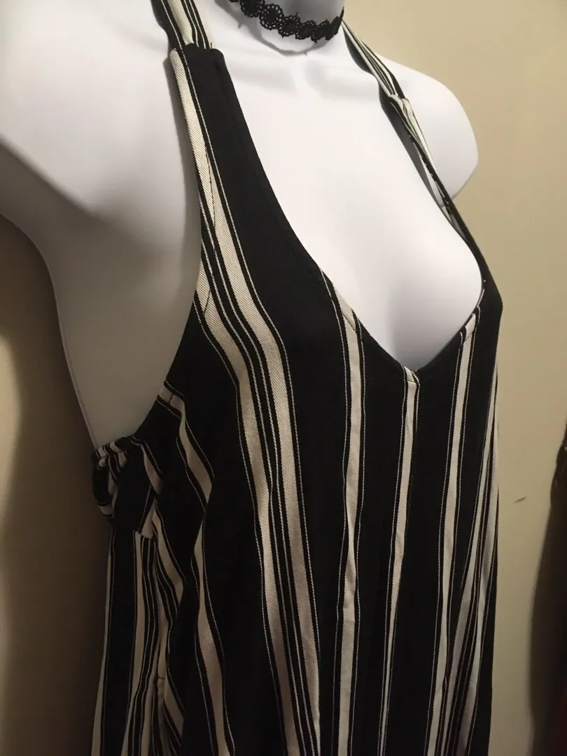 Wild Fable Black And White Overall Romper - Image 5