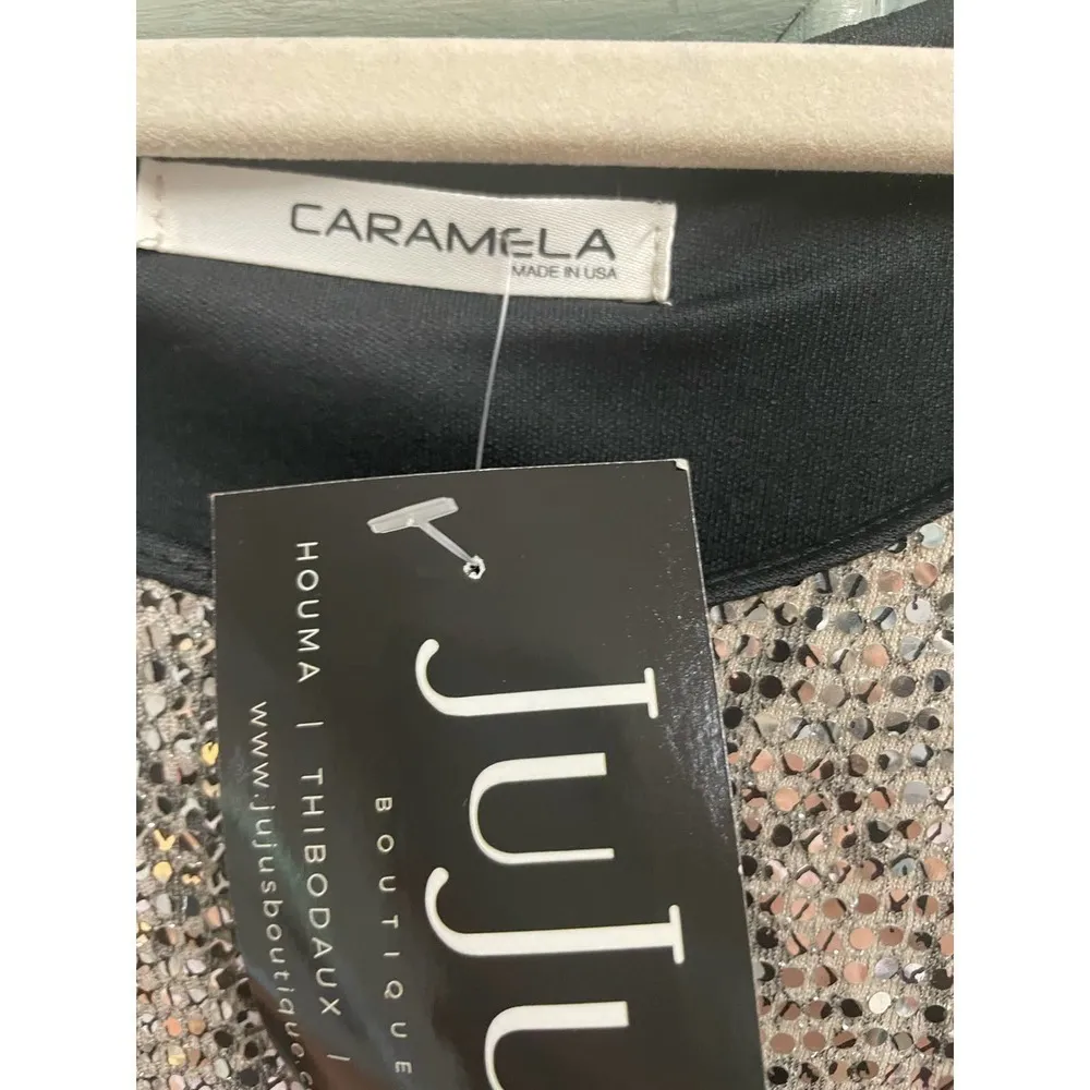 NWT boutique Caramela sequin dress Medium - Image 3