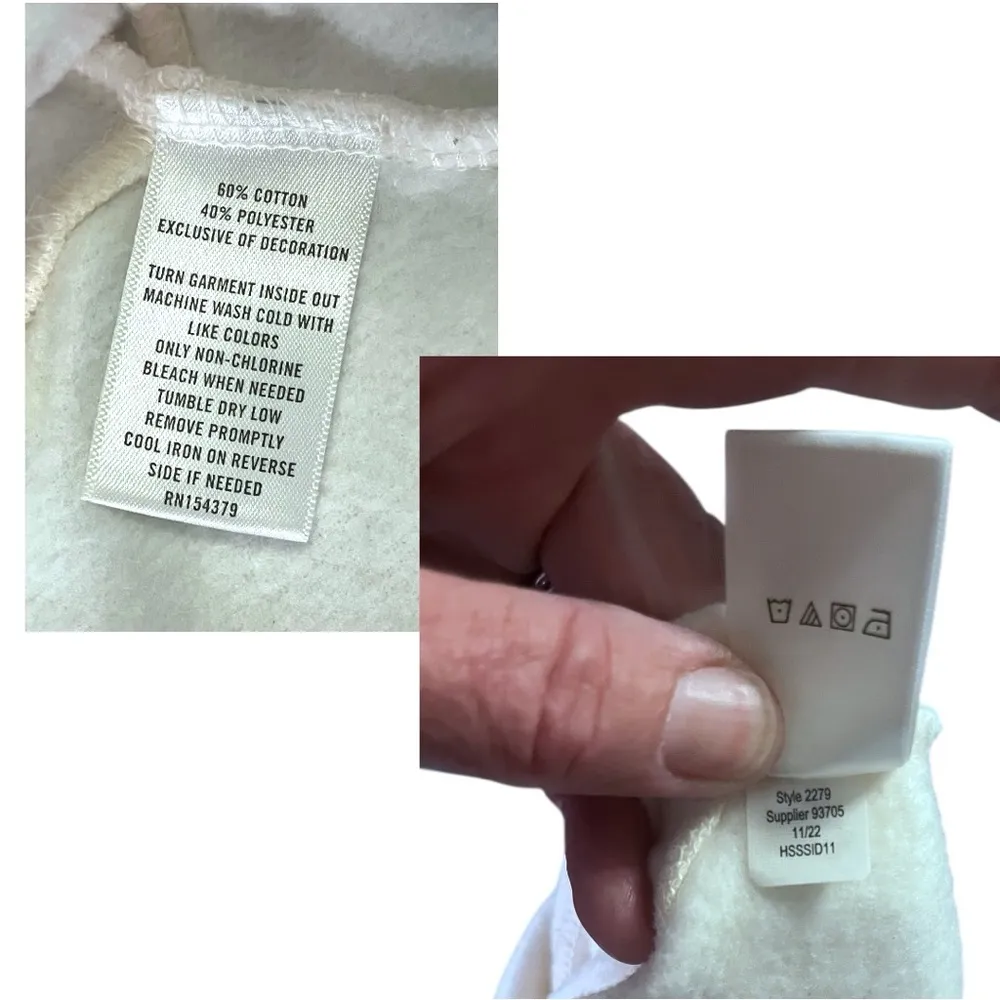 Aeropostale Cozy Urban NYC Inspired Graphic Cropped Sweatshirt Women Size M NWOT - Image 4