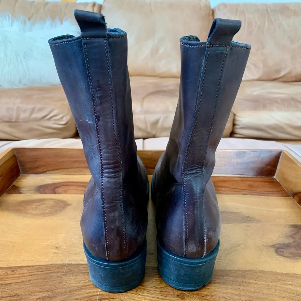 Eccellenza Donna Roma Chocolate Brown Leather Boots - Image 5