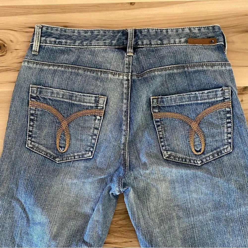 Calvin Klein Midrise Cropped Straight Leg Jeans size 28/6 - Image 5