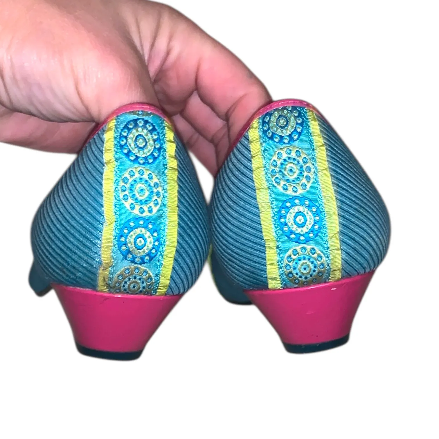 Poetic License Danty Doll Design Asylum Stacked Heel London Jeweled Expression  - Image 5