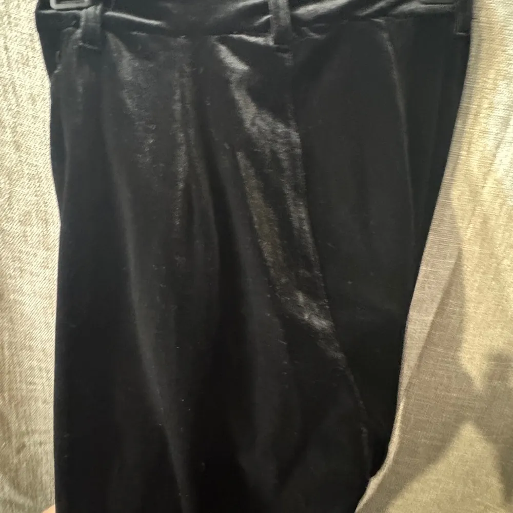 HOUSE OF CB MARCELLA BLACK VELVET HIGH WAIST SKINNY TROUSERS SIZE SMALL - Image 9