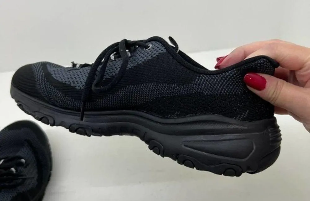 Avia black athletic lace up sneaker tennis shoes women fitness athletics size 10 - Image 7