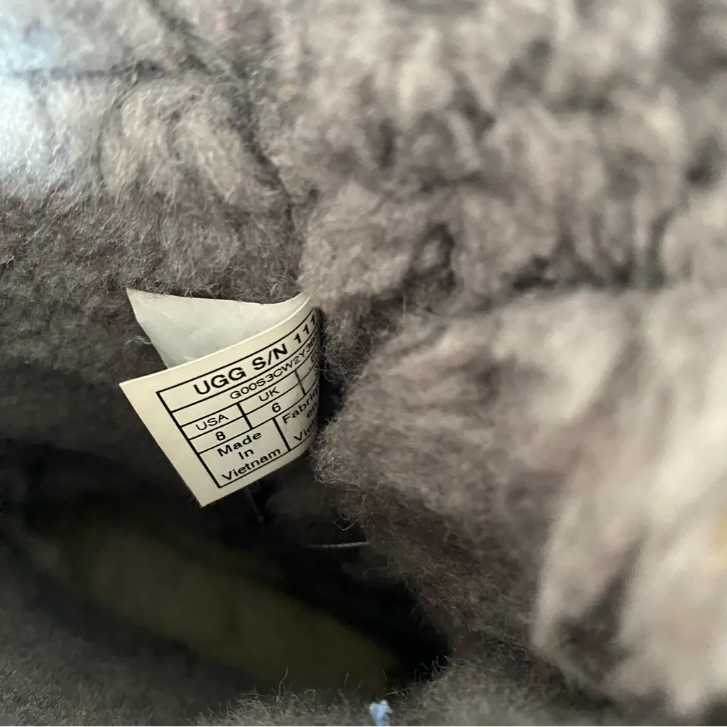 Ugg Bailey Bow II Gray Grey Boots size 8 - Image 10