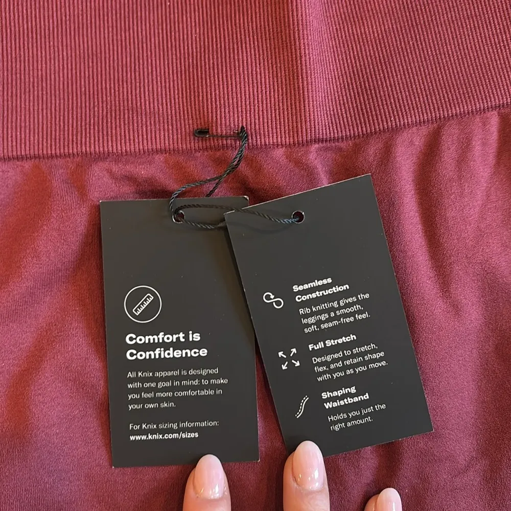 NWT Knix Good to Go Seamless Legging Red Size M - Image 4