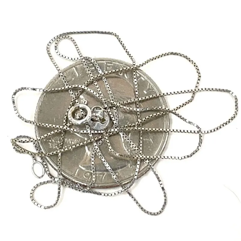 14k Gold Box Chain - Image 2