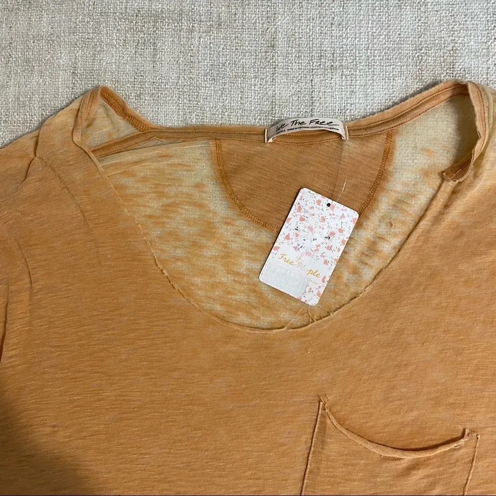 Free People Summer Sky Distressed Tee - Image 5