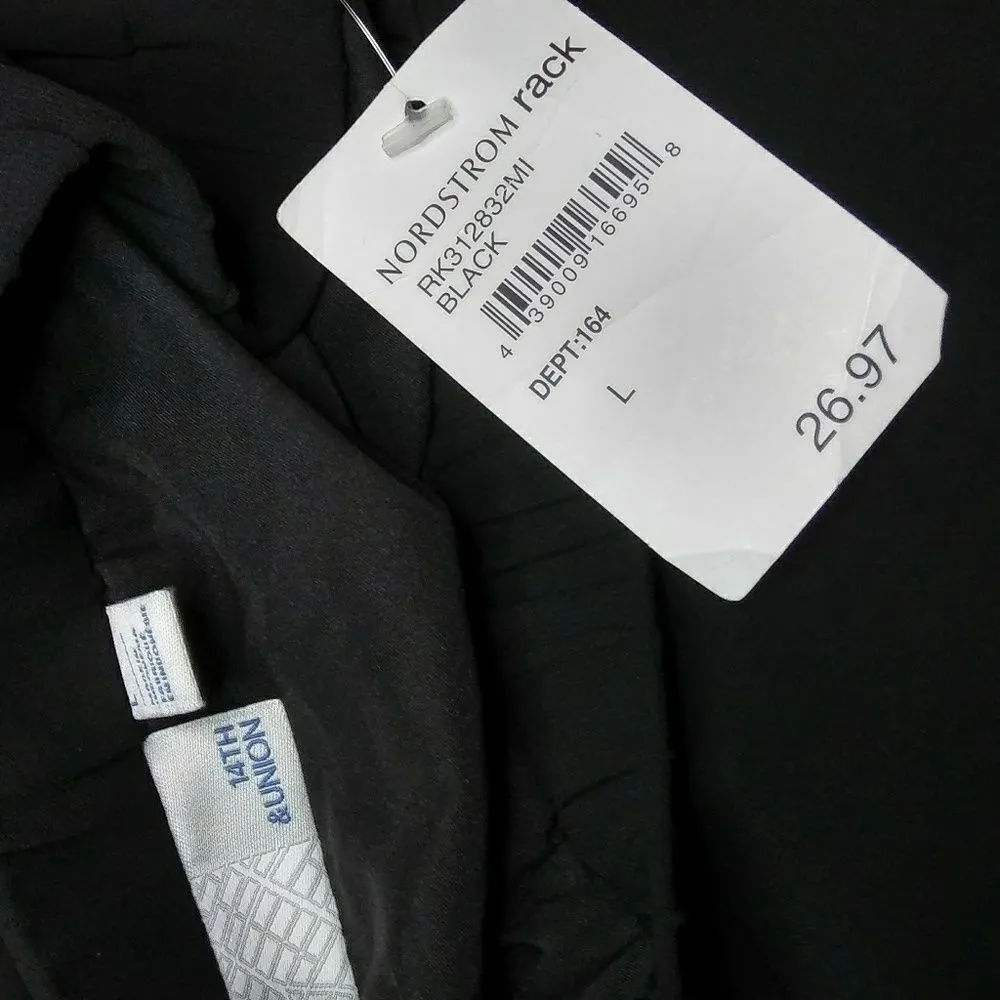 NEW! BLACK Stretchy 14TH & UNION Large Lined Skirt - Image 4