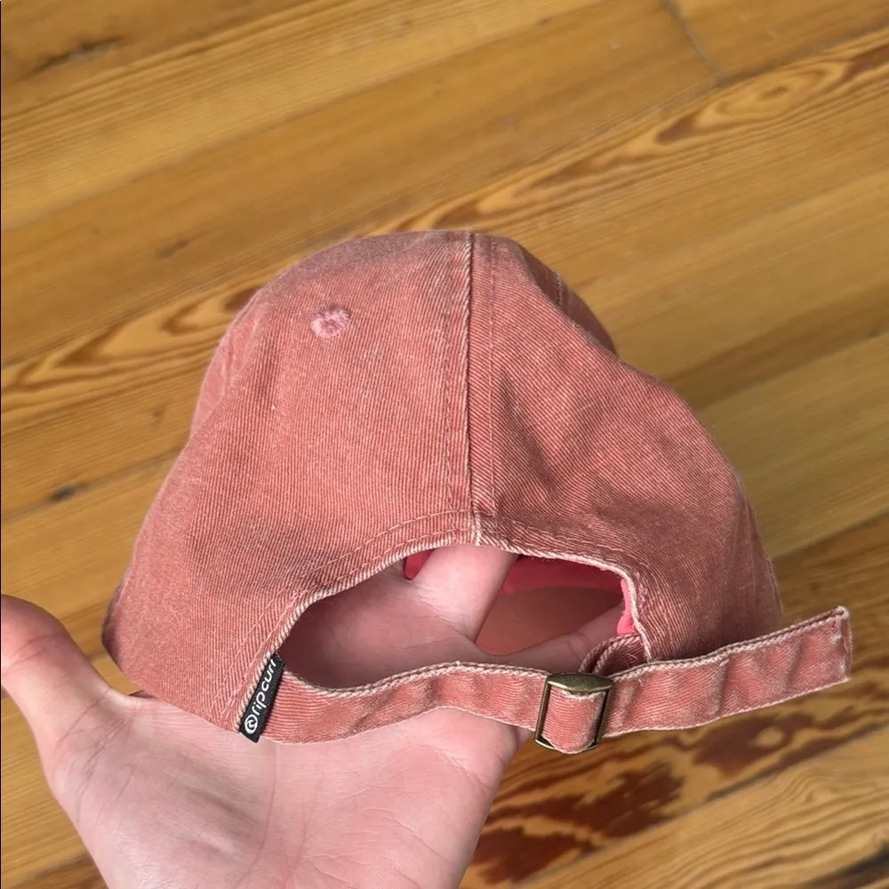 Rip Curl Pink Distressed Baseball Cap - Image 6