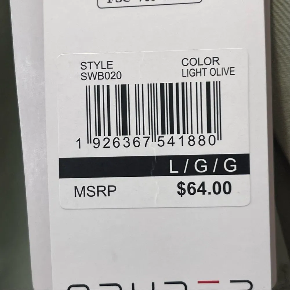 Spyder Size Large Sage Green Active Shorts Bungee Pull On Athletic - Image 5