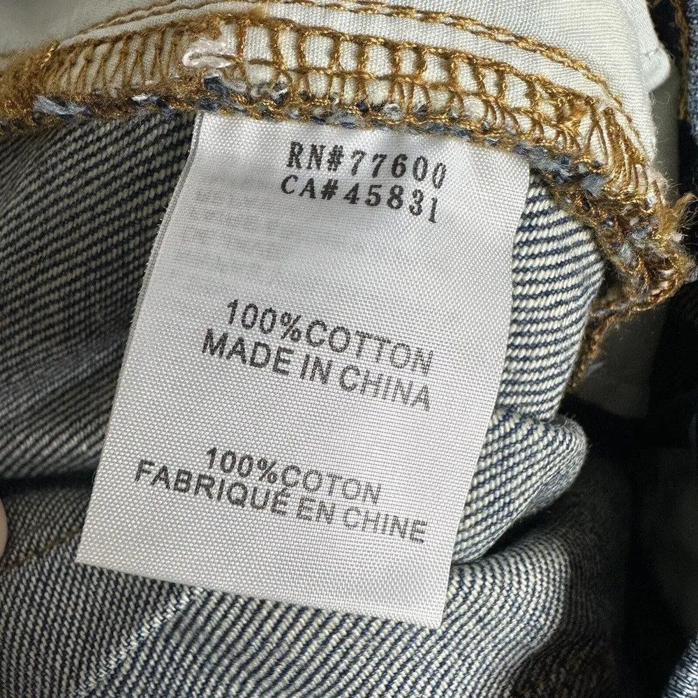 NWT Free People Sandrine Rose Distress Boyfriend High Rise Jeans Women Blue 26 - Image 5