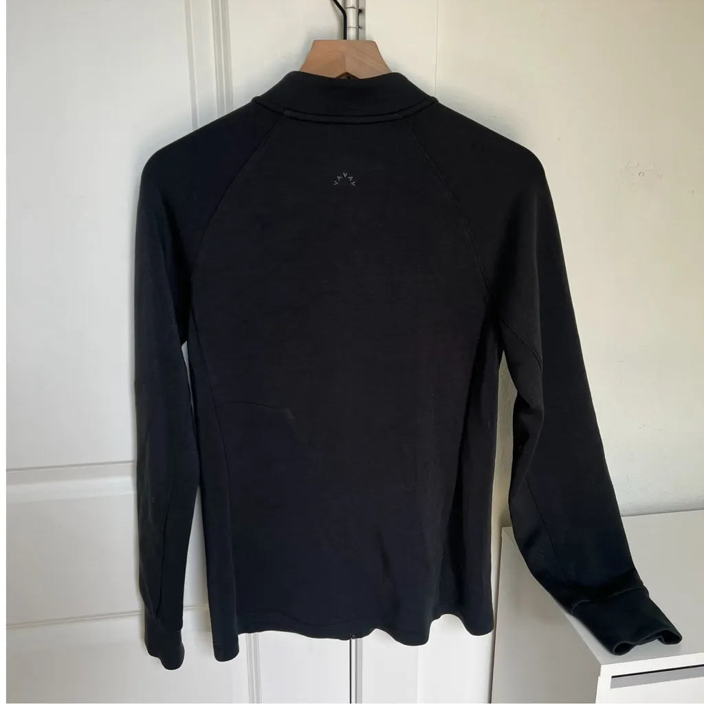 Varley Hayden Zip-Through Sweat in Black - Image 5