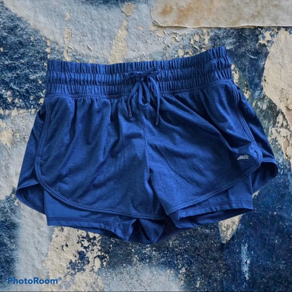 Athletic Shorts New Running Avia Womens Small Blue Performance - Image 6