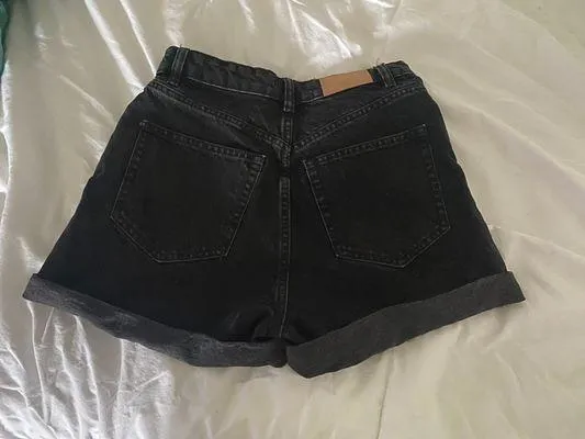 ZARA High Waisted Mom Shorts - Image 2