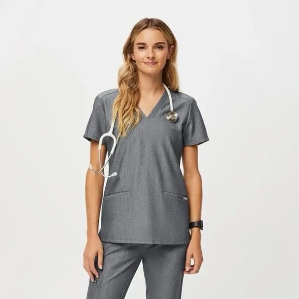 ✨Figs Casma Three-Pocket Scrub Sz XXL Top™ Graphite Grey✨ - Image 5