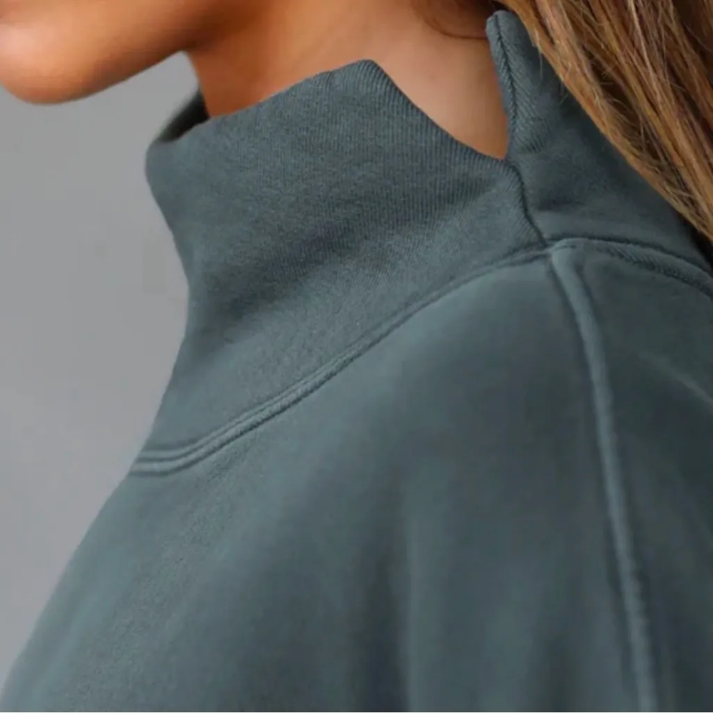 Joah Brown Mockneck Sweatshirt - Image 2