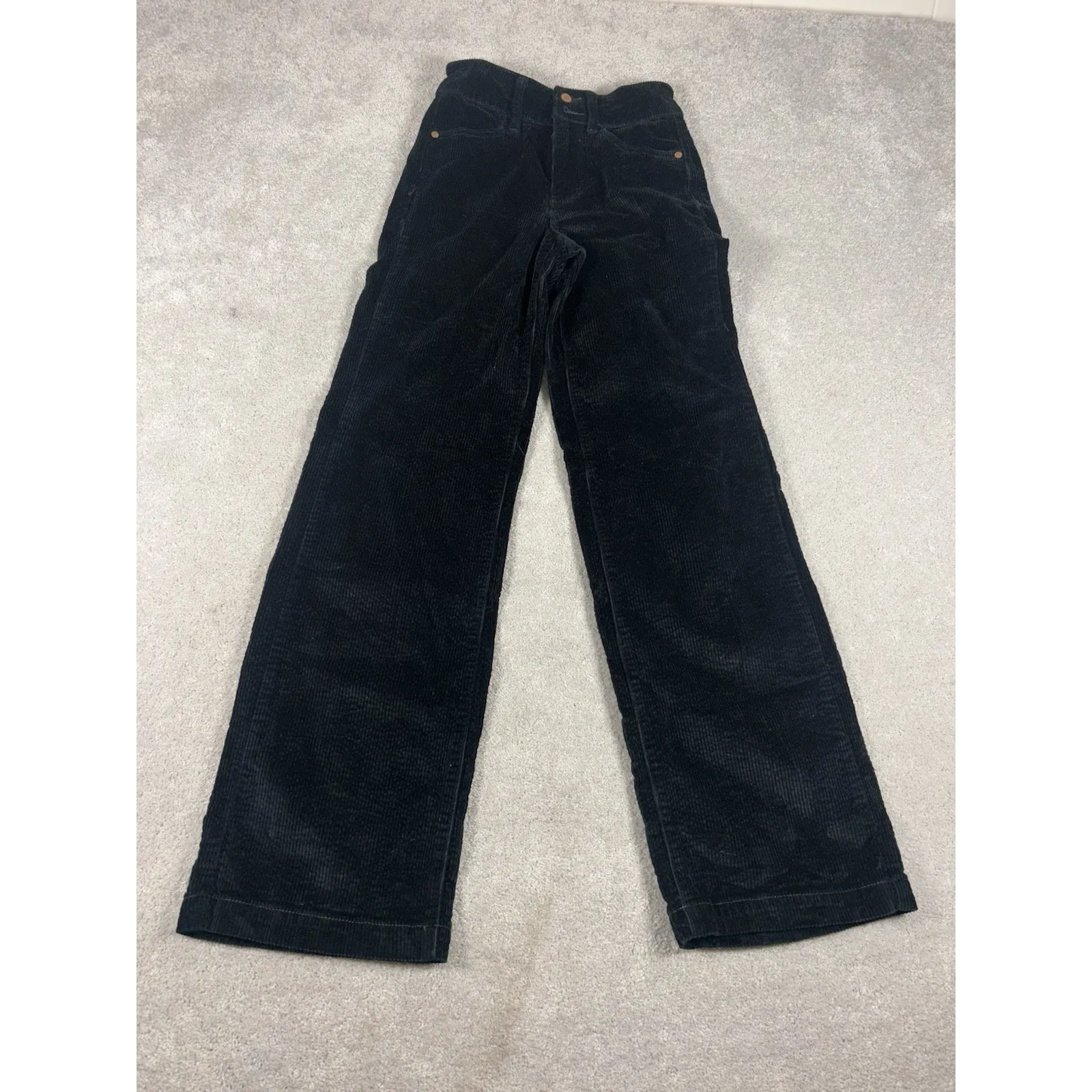 Judy Blue Wide Leg Corduroy Pants Women's 1/25 Emerald Green High Waist Stretch - Image 2