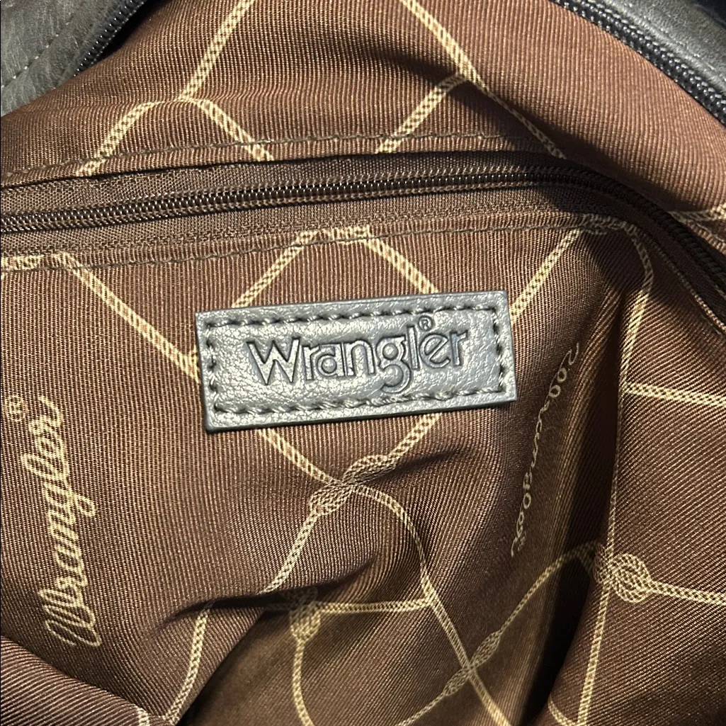 Wrangler Charcoal Grey Shoulder/Tote Bag - Image 8