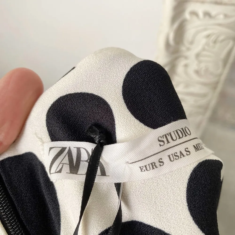 Zara Studio Limited Edition Polka Dot Mini Dress - Image 8