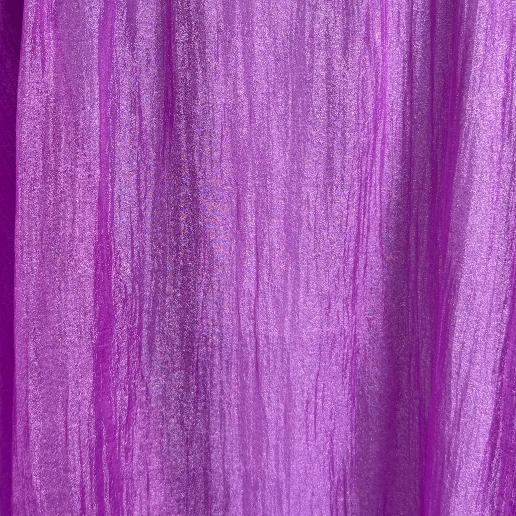 BuddyLove Women Lilac Smocked Romantic Babydoll Mini Dress Puff Sleeve Sz Small Purple - Image 7