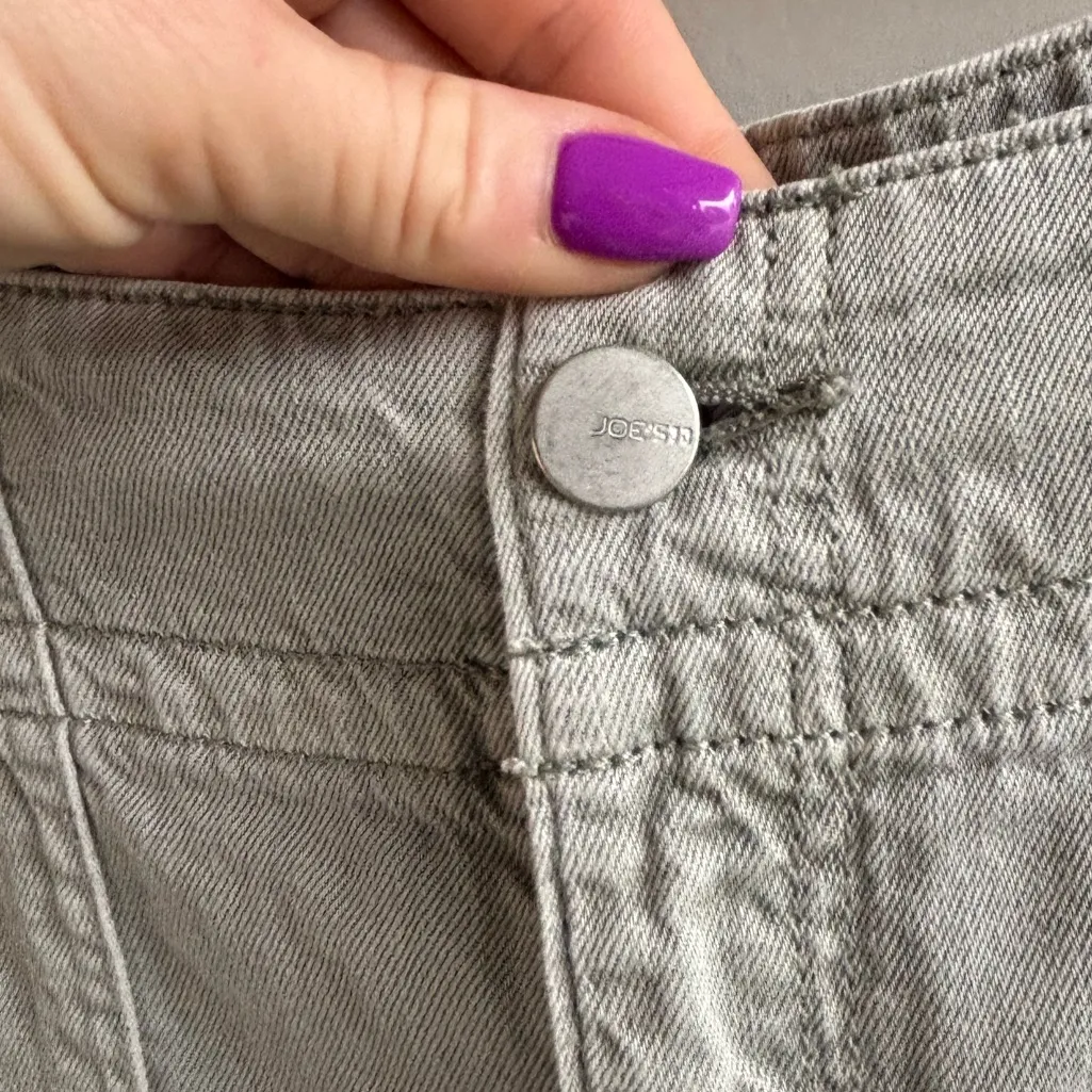 Joes The Honor High Rise Vintage Straight Leg Cotton Lyocell Green Pants size 29 - Image 5