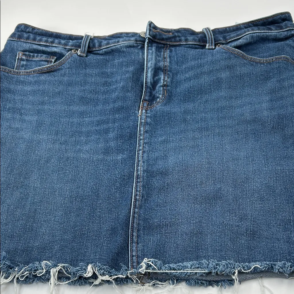 Old Navy Blue Denim Skirt - Image 16