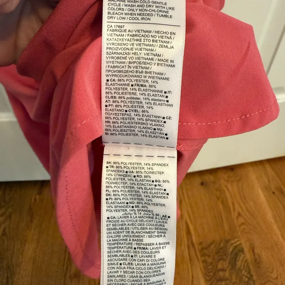 Athleta Zephyr Tank Top Rose Pink Size XS Travel Hiking Athleisure - Image 5