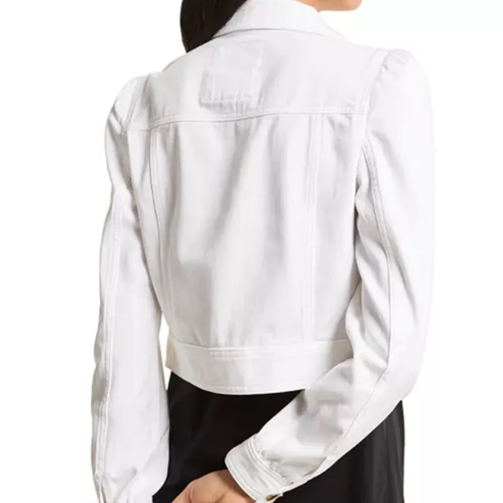 Michael Kors Cropped Denim Jacket - Image 8